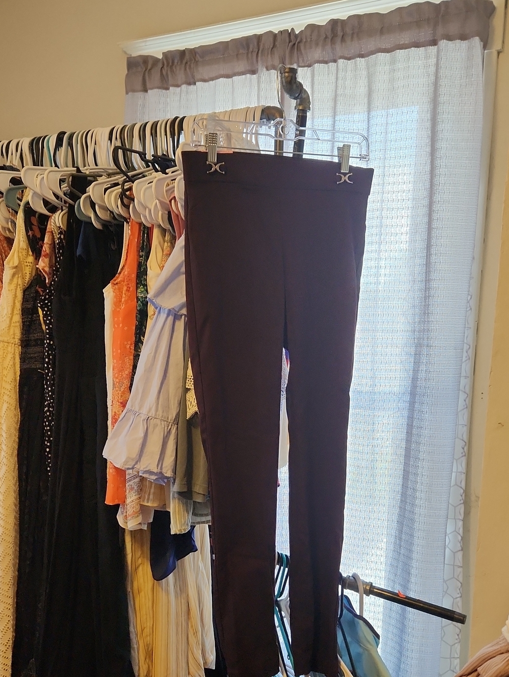 Rafaella Deep Wine Ponte Leggings